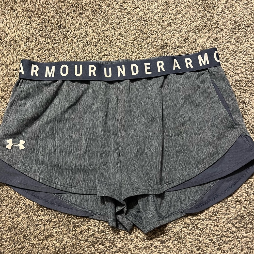 Under Armour Women's Dark Blue Athletic Shorts